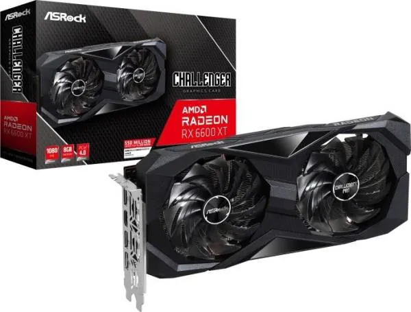 ASRock Radeon RX 6600 XT Challenger D 8GB OC 1 ASRock Radeon RX 6600 XT Challenger D 8GB OC