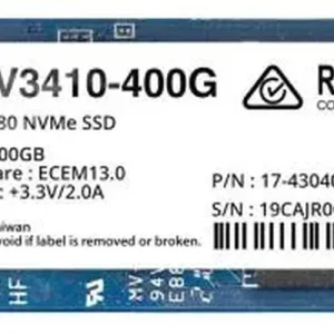 Synology Enterprise M.2 2280 NVMe PCIe 3.0 x4 SSD merevlemez 400GB