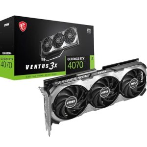 MSI GeForce RTX 4070 VENTUS 3X E 12GB OC